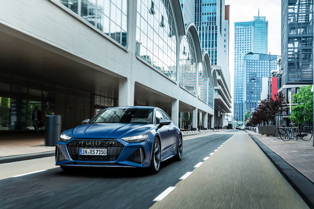 Audi RS 7 Sportback performance (Ascariblå mat)
(Foto: Audi Sport)